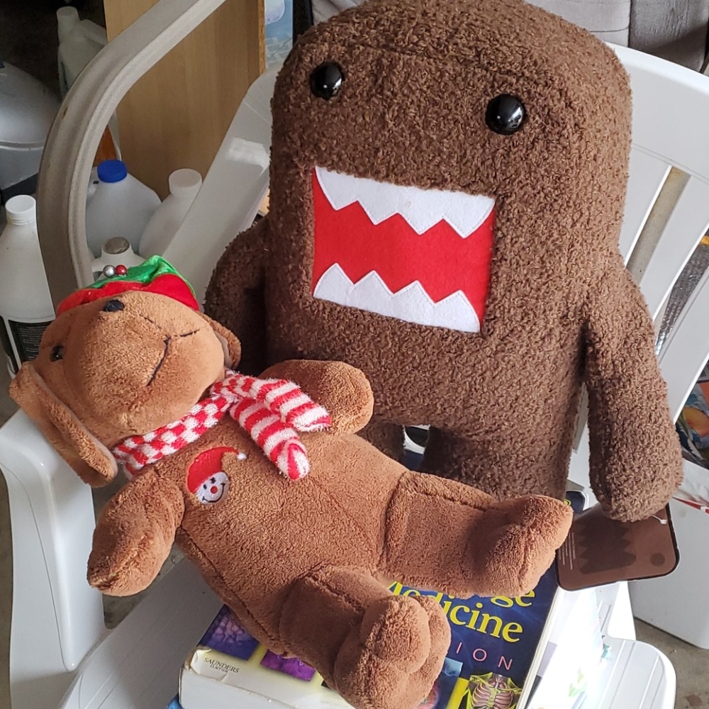 Domo and dog stuff toys